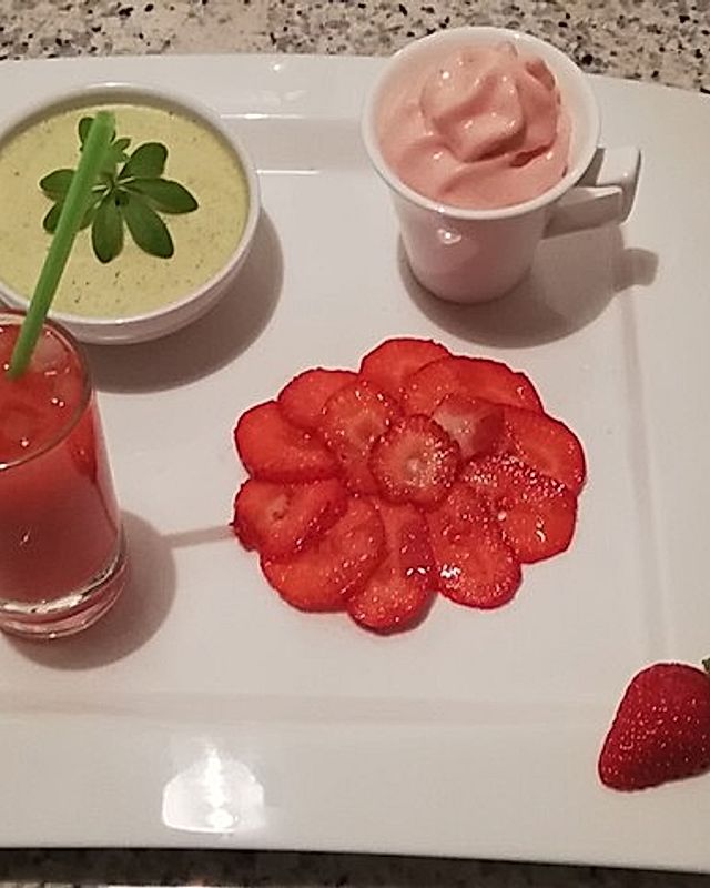 Erdbeer - Kardamom - Espuma