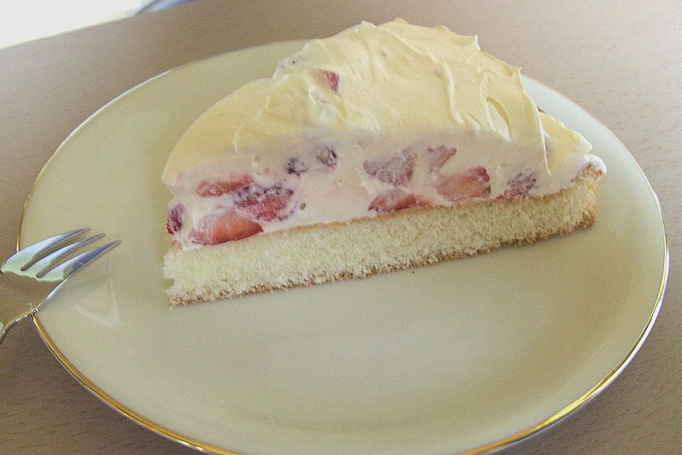 Andis paradiesischer Erdbeerkuchen