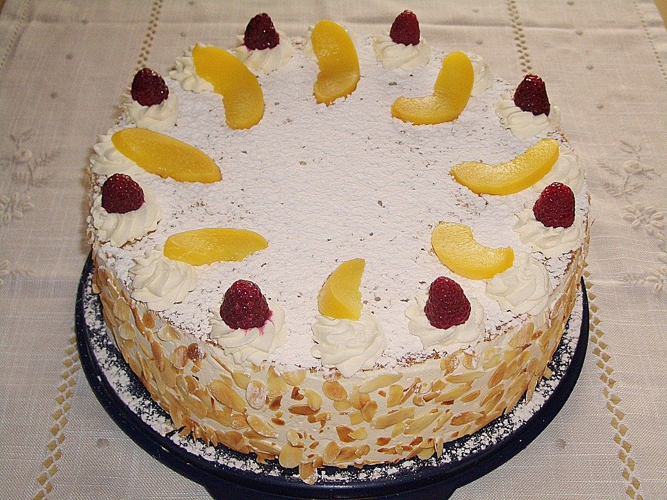 Pfirsich - Melba - Torte von Torte80| Chefkoch