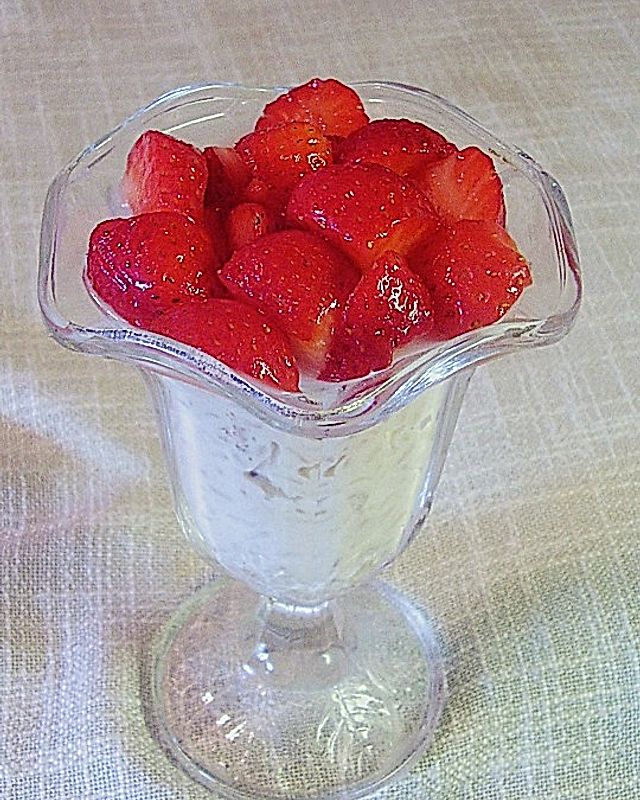 Erdbeer - Milchreis - Becher