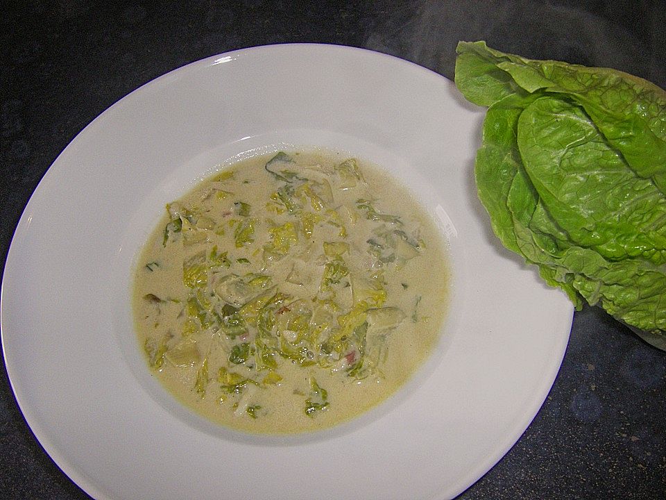 Suppe aus Kopfsalat und Knoblauch von dirgis111 | Chefkoch