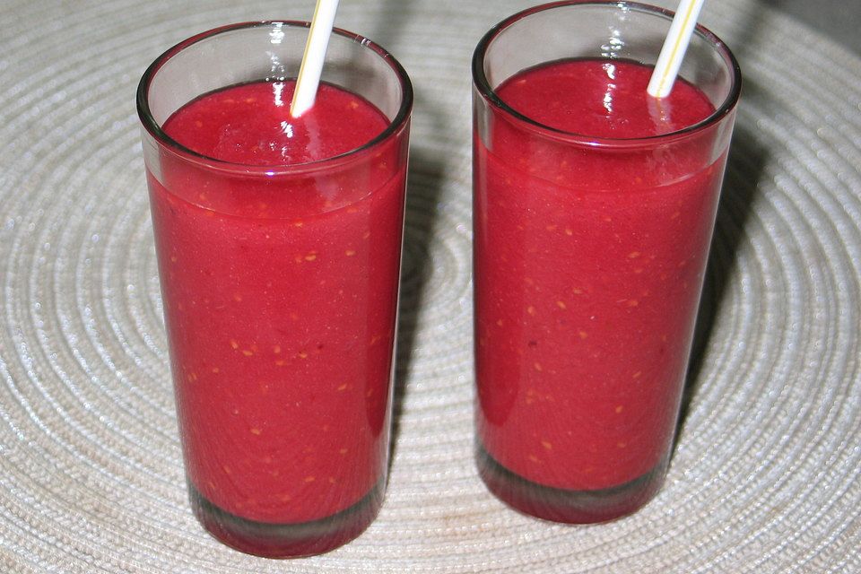 Himbeer - Birnen - Smoothie