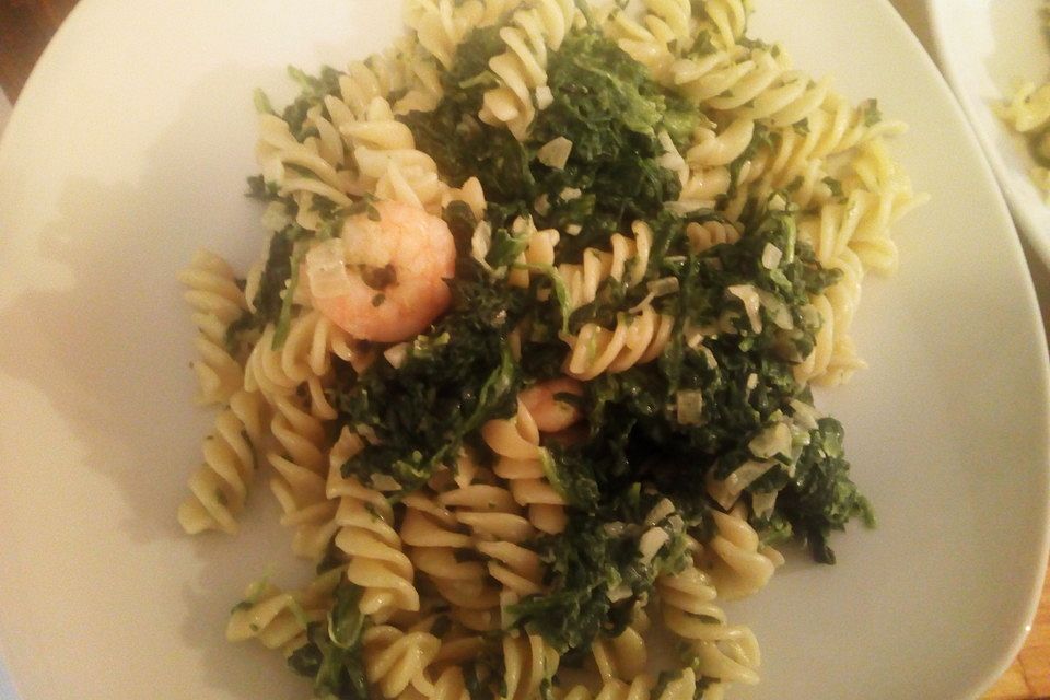 Scampi e Spinaci