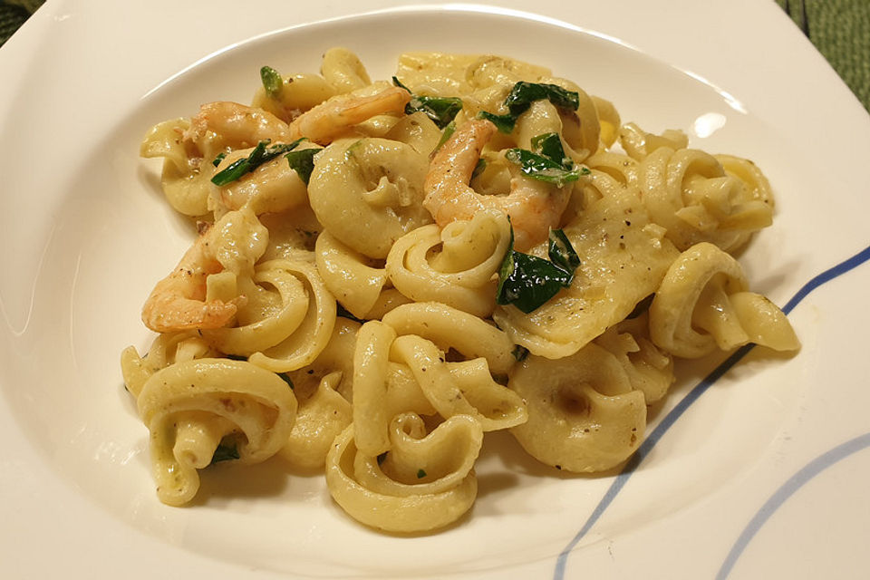 Scampi e Spinaci