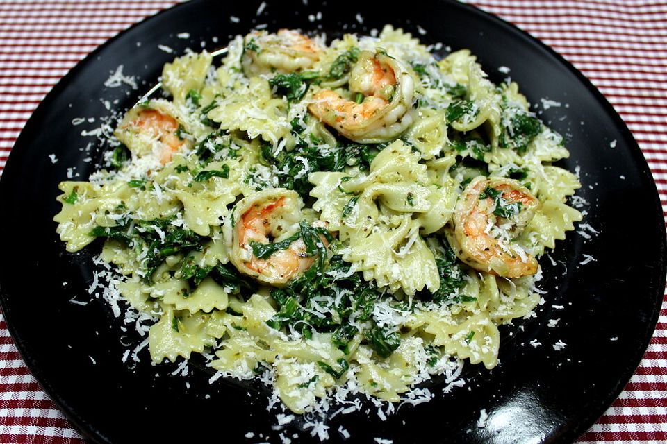 Scampi e Spinaci