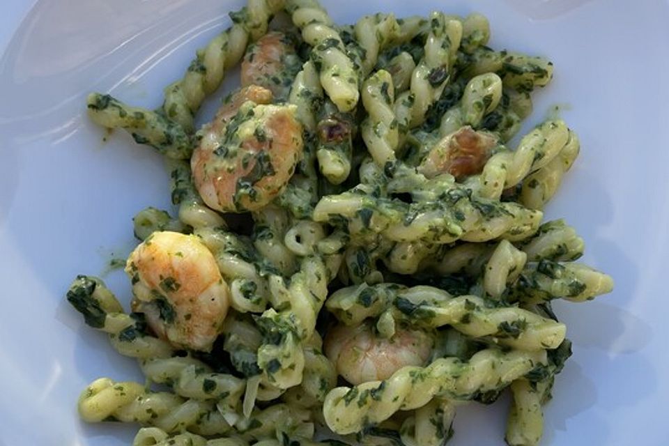 Scampi e Spinaci