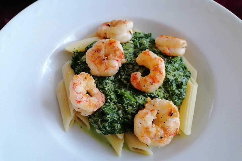 Scampi e Spinaci