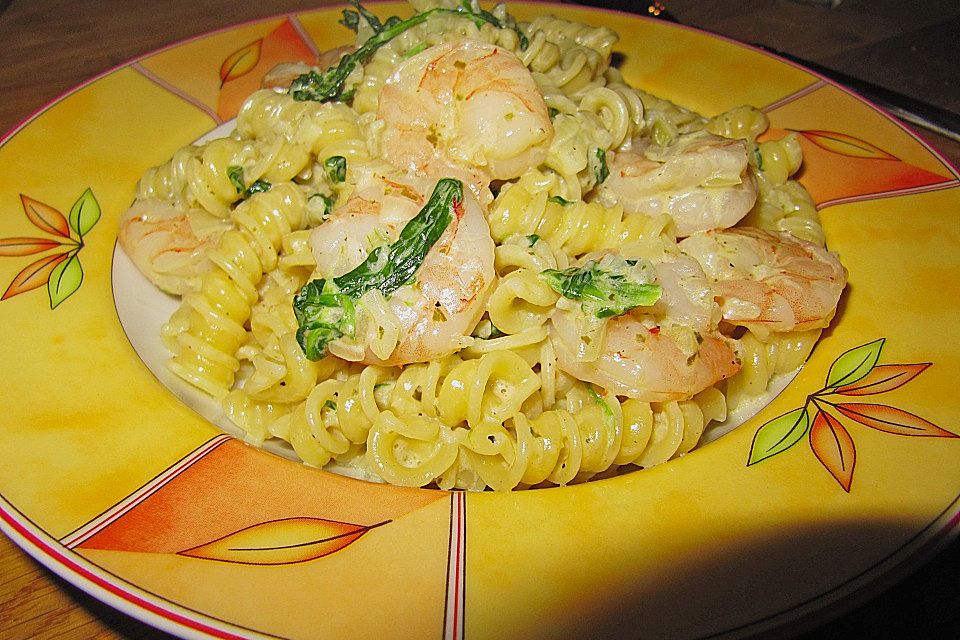 Scampi e Spinaci