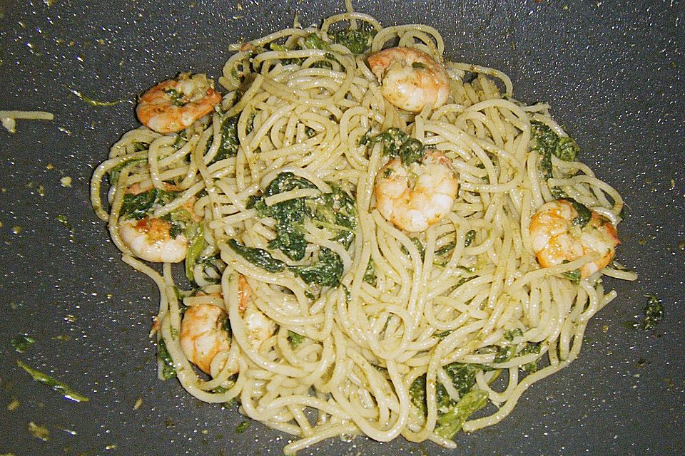 Scampi e Spinaci