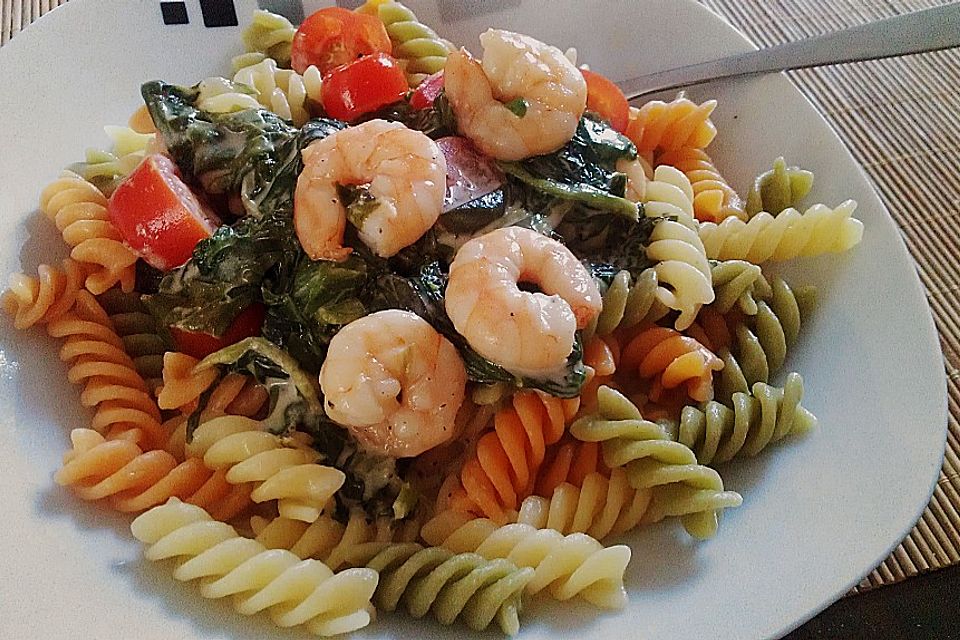 Scampi e Spinaci