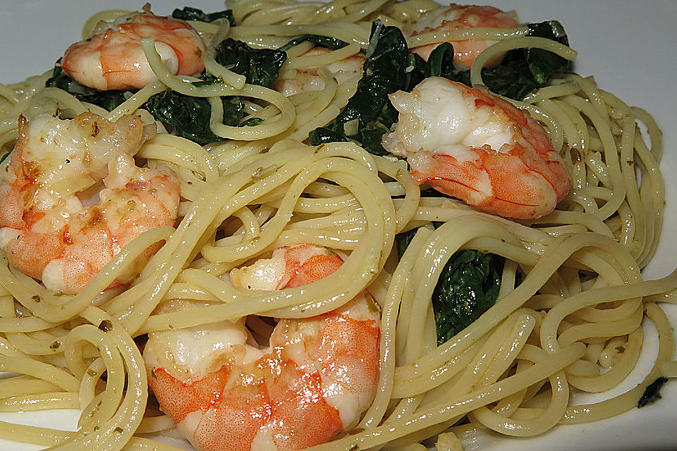 Scampi e Spinaci