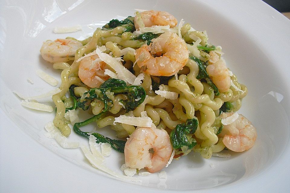 Scampi e Spinaci