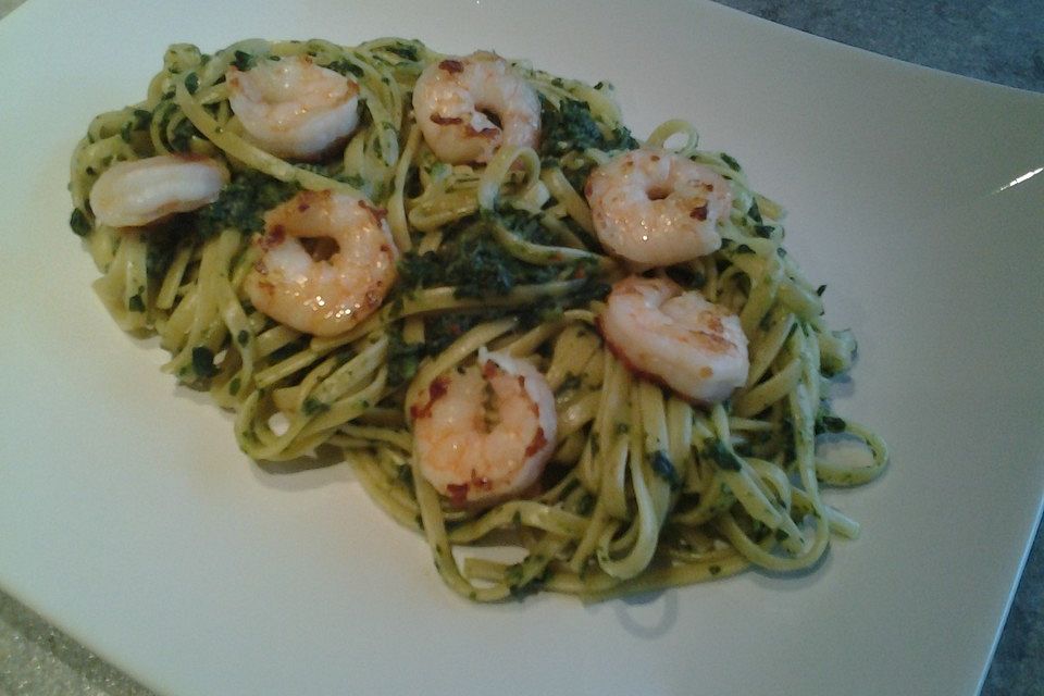 Scampi e Spinaci