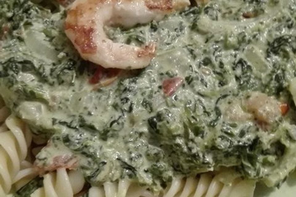 Scampi e Spinaci