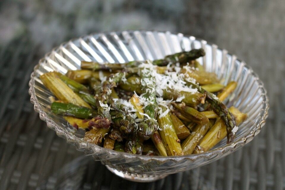 Grüner Spargel für heiße Tage - Spargelsalat