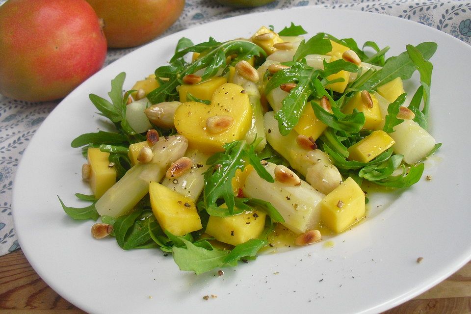 Spargel - Mango - Rucola - Salat