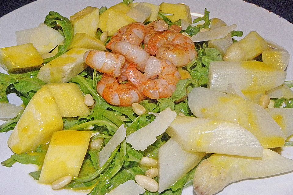 Spargel - Mango - Rucola - Salat