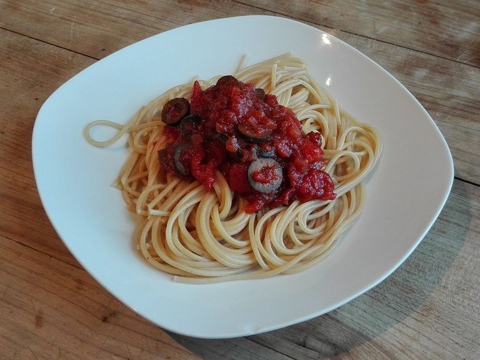 Spaghetti mit italienischer Sauce von CatCat13 | Chefkoch
