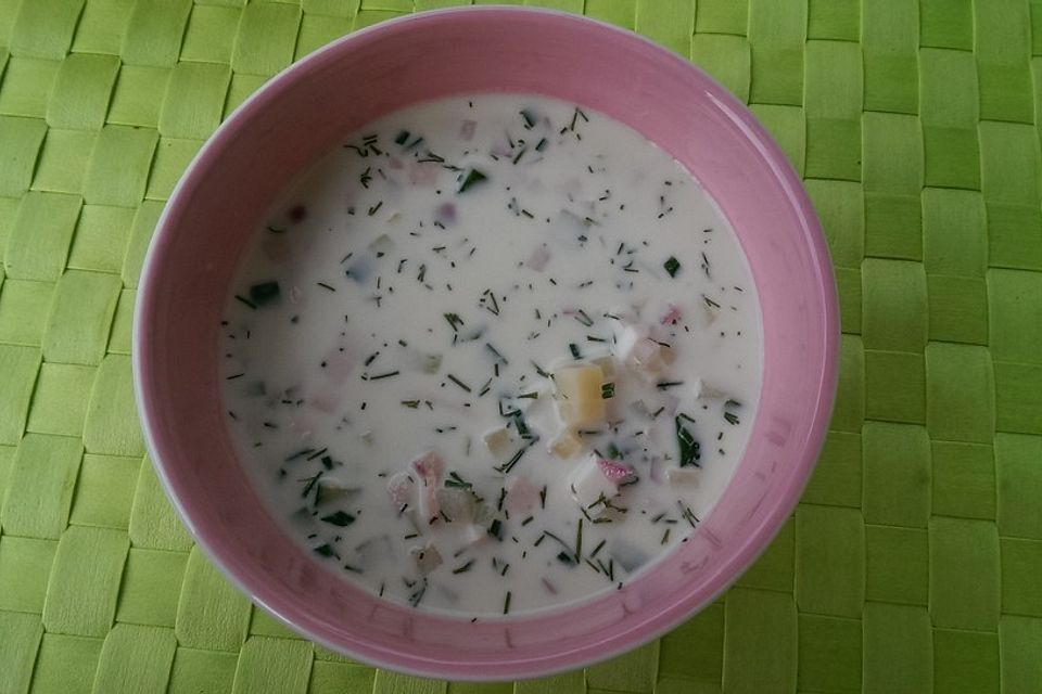 Russische Sommersuppe