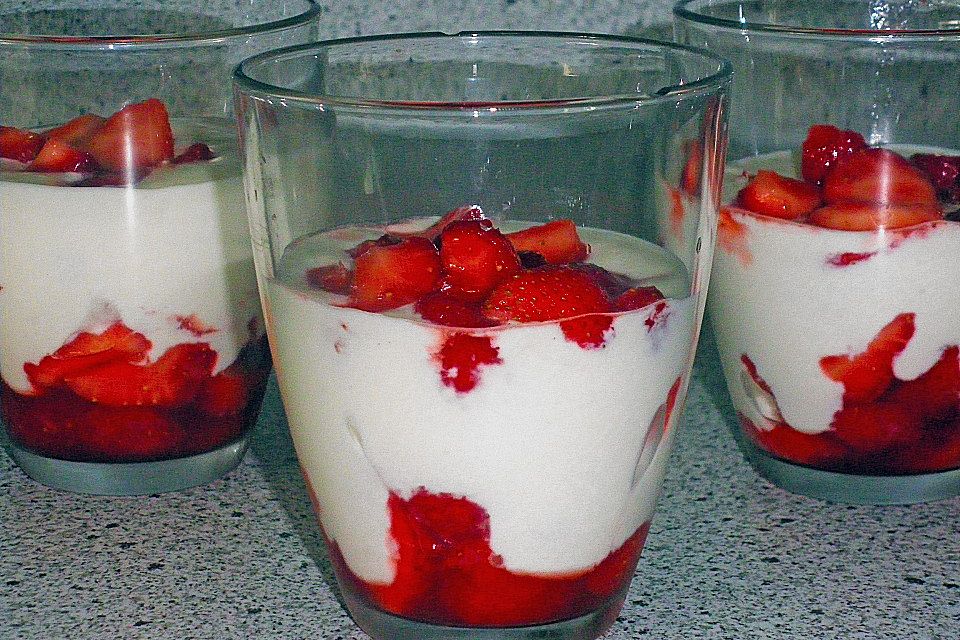 Marinierte Erdbeeren mit Martini