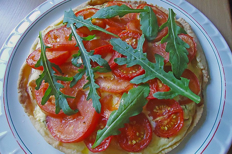 Tomaten Tarte - Tomatenkuchen