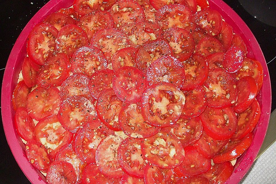 Tomaten Tarte - Tomatenkuchen