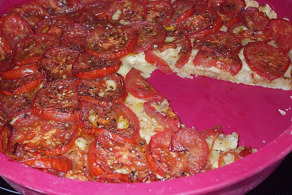 Tomaten Tarte - Tomatenkuchen