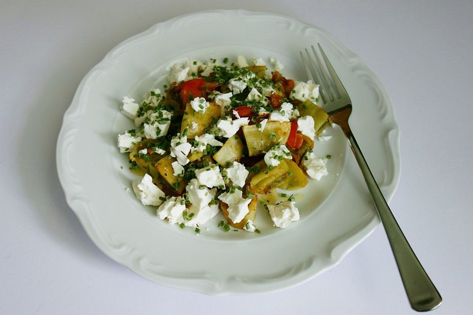 Maultaschen - Tomaten - Feta - Pfanne - die kann jeder