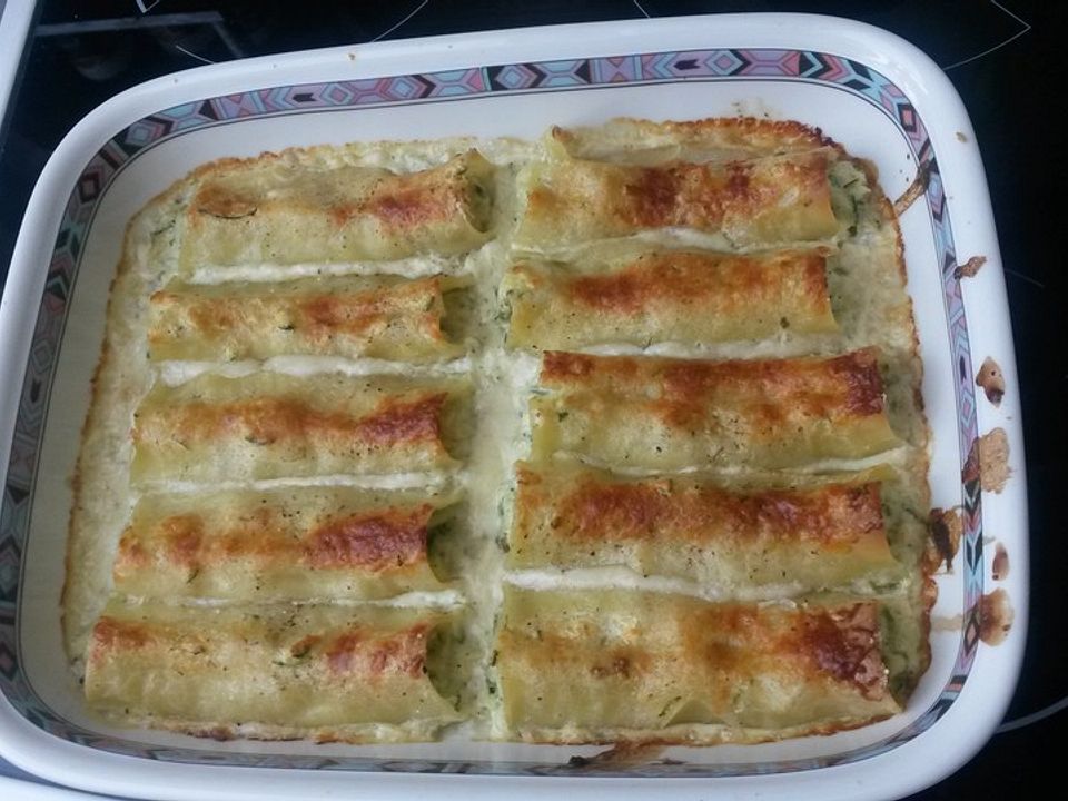 Cannelloni mit Zucchini - Sahne - Käse - Füllung von Sea-San| Chefkoch