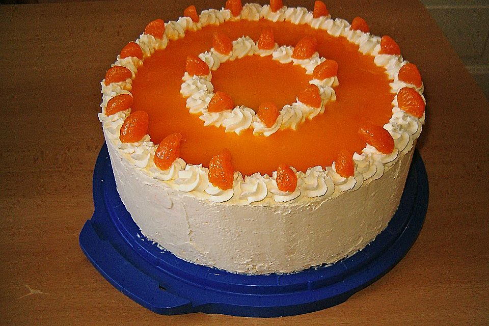 Mandarinen - Sahnetorte