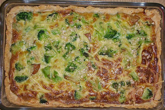 Birnen - Brokkoli - Gorgonzola - Quiche von Bauernkind| Chefkoch