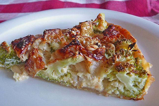 Birnen - Brokkoli - Gorgonzola - Quiche von Bauernkind| Chefkoch