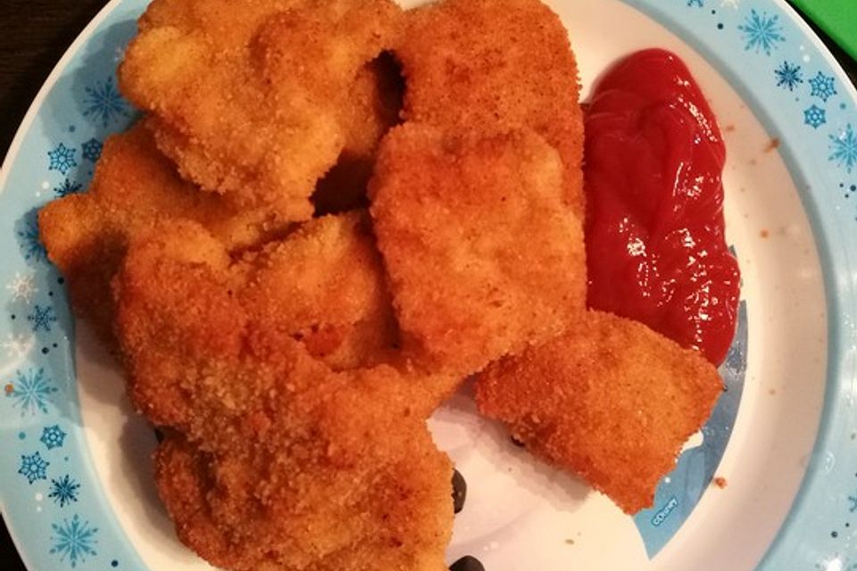 Chicken Nuggets oder Hähnchen Crossies