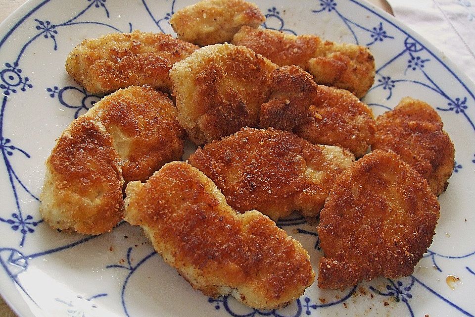 Chicken Nuggets oder Hähnchen Crossies