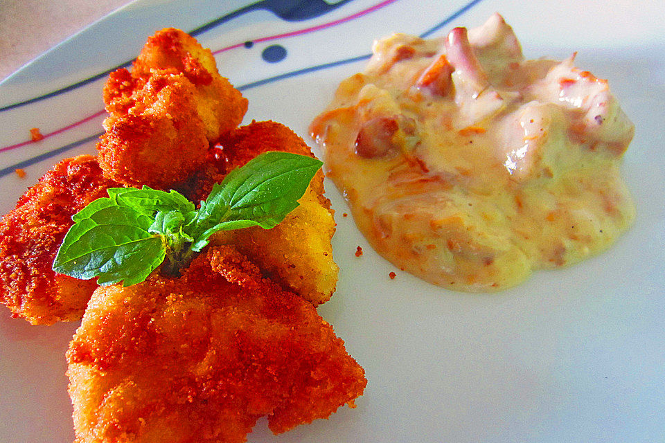 Chicken Nuggets oder Hähnchen Crossies