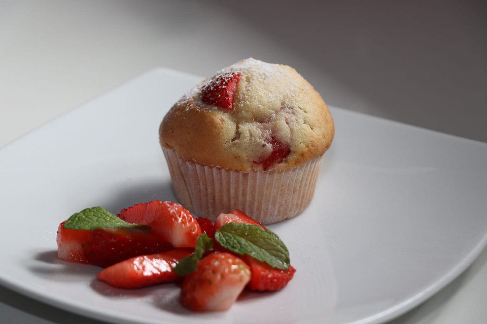 Muffins mit verschiedenem Obst