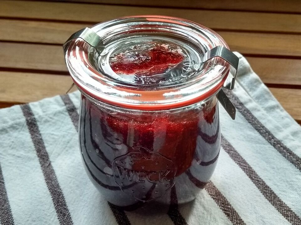 Selbst gemachte Erdbeermarmelade ohne Gelierzucker| Chefkoch