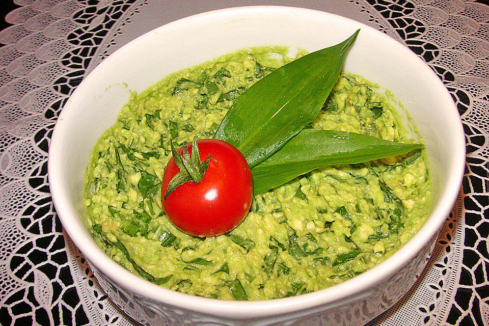 Bärlauch - Avocado - Creme