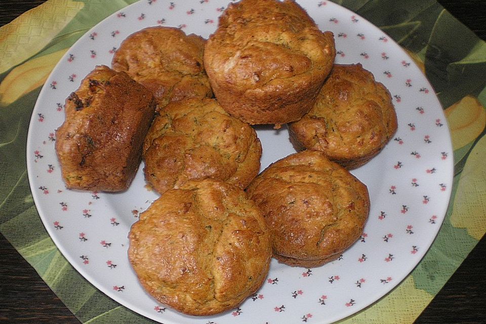 Tomaten - Wildkräuter - Muffins