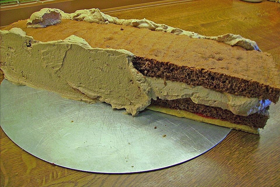 Schoko - Sahne - Schnitte  'Jamaica'