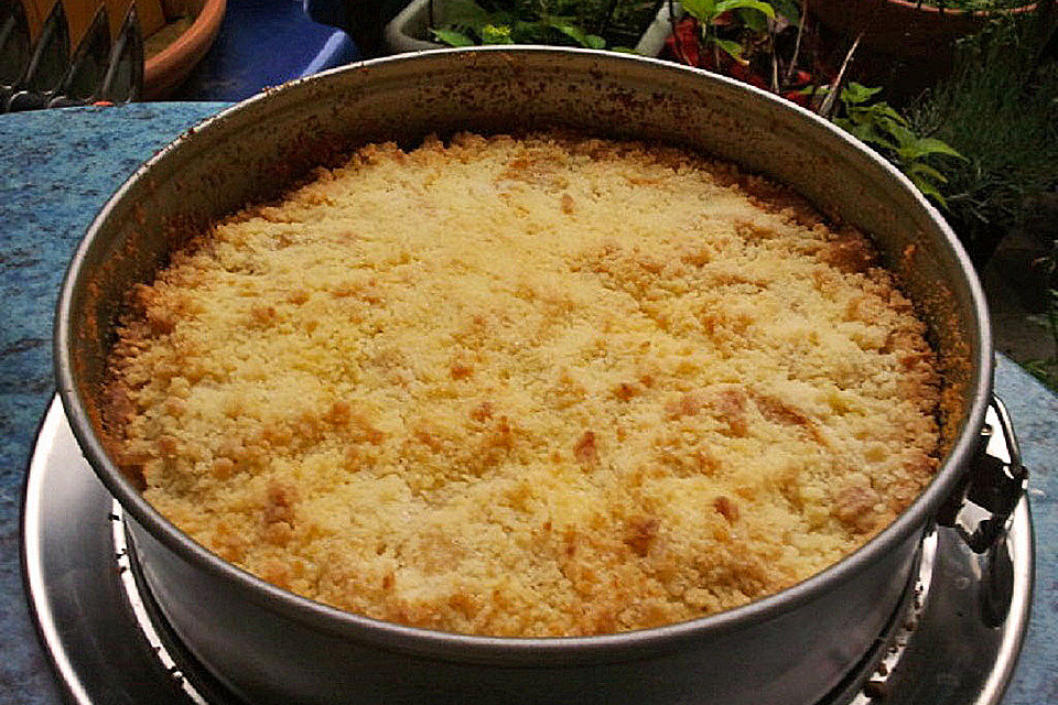 Apfelkuchen mit Streuseln, ohne Ei