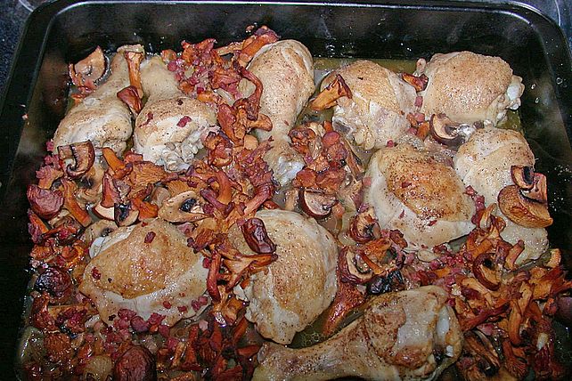 Hähnchenpfanne mit Pilzen von zajka2| Chefkoch