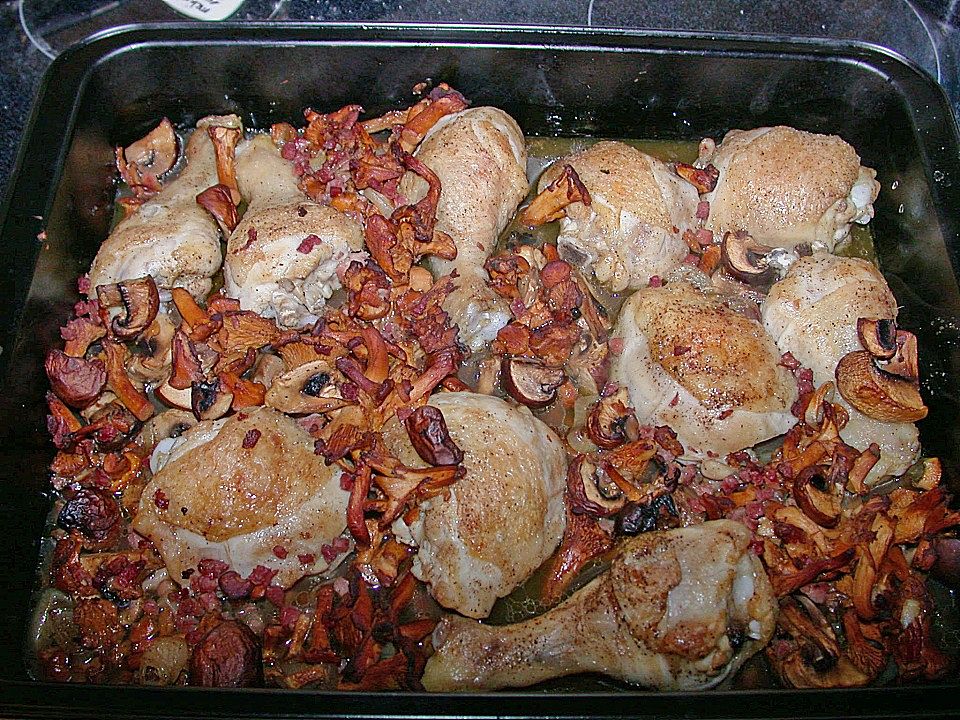 Hähnchenpfanne mit Pilzen von zajka2 | Chefkoch