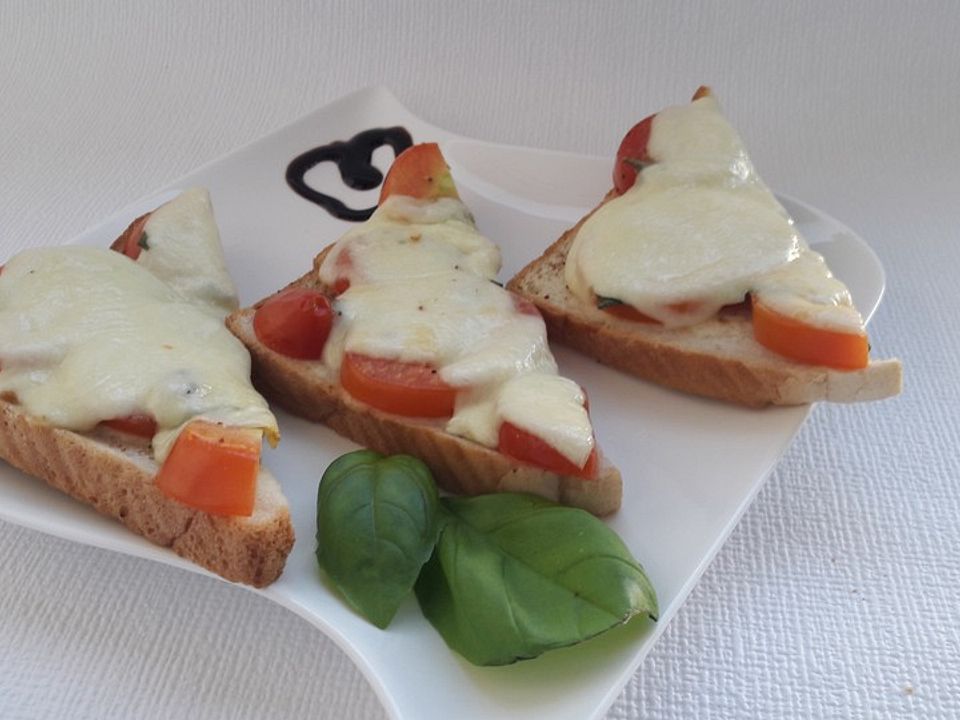 Tomate - Mozzarella Toast von Andr0meda | Chefkoch