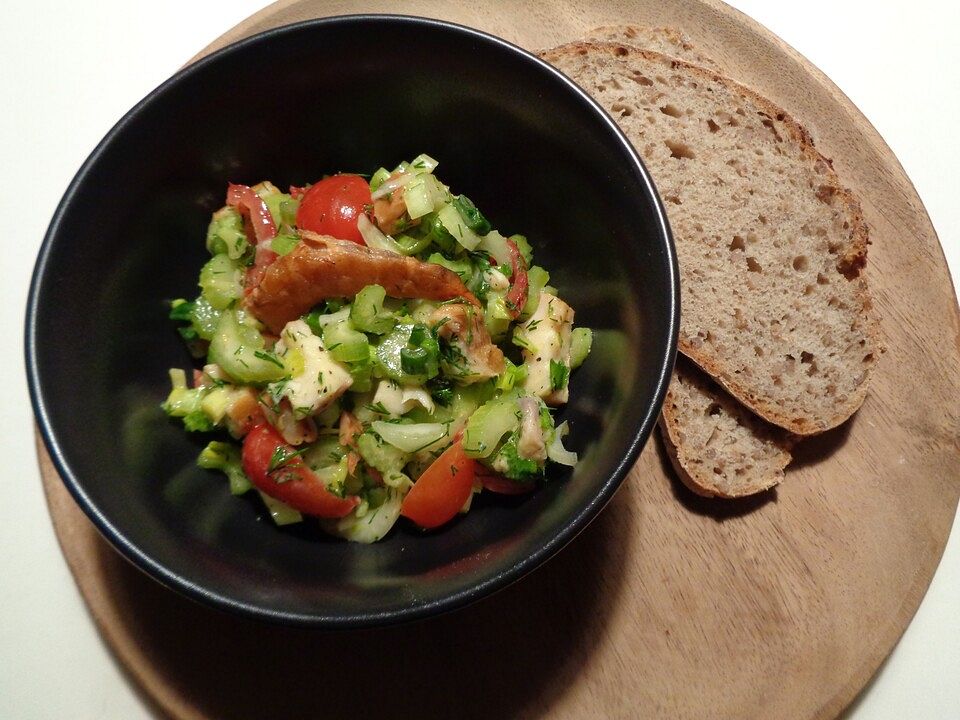 Fischsalat mit Räucherfisch von Hobbykochen| Chefkoch