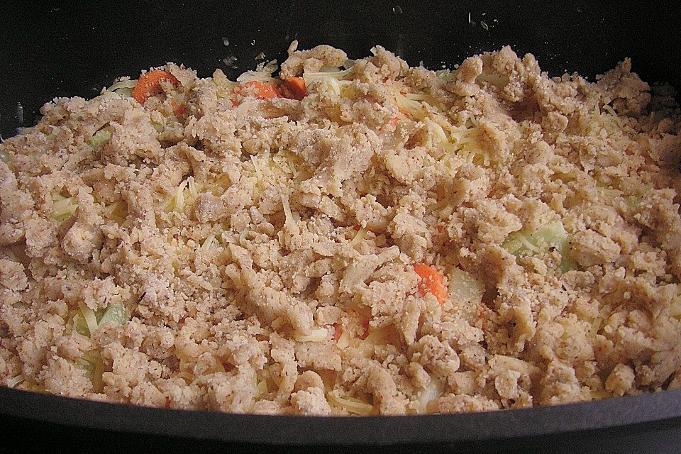 Möhren - Kohlrabi - Crumble