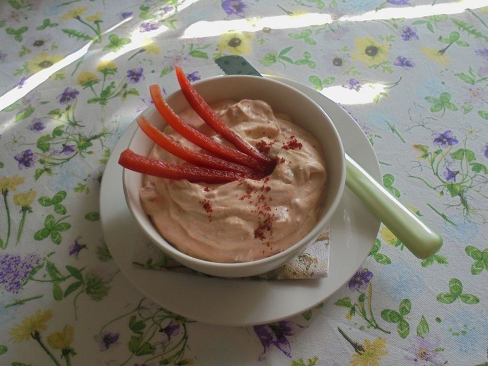 Frischkäseaufstrich mit roter Paprika von cauli22 | Chefkoch