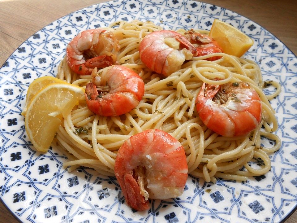Marinierte Garnelen mit Bandnudeln von Hobbykochen | Chefkoch