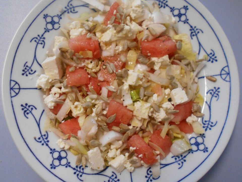 Melonen - Chicorée - Salat von pralinchen| Chefkoch