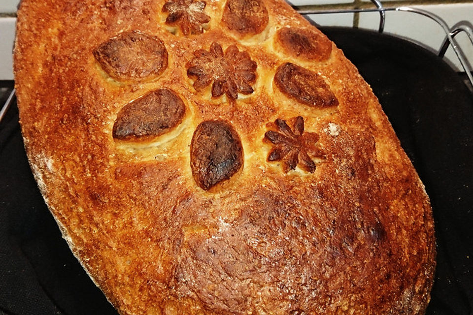 Leckeres Brot mit Buttermilch, Dinkel- und Weizenmehl